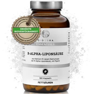 QIDOSHA R-Alpha-Liponsäure, R-Alpha-Liponsäure Kap… – Bild 1