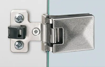 Immagine prodotto di Cerniera per porta in vetro, 69934 nichelato opaco