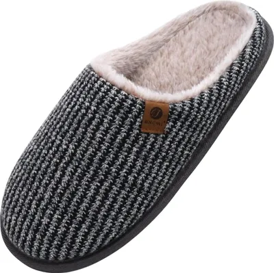 Zdjęcie produktu dla Męskie kapcie Memory Foam Bawełna Ciepłe Szare 47 EU Guma