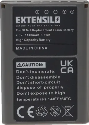 Produktbild von EXTENSILO Akku Ersatz für Olympus PS-BLN1 für Kamera (1140 mAh, 7,6 V, Li-Ion)