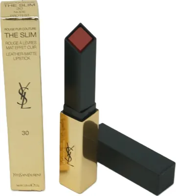Produktbild von Yves Saint Laurent Rouge Pur Couture The Slim, Nacktheit, Nude Protest, 1 Farben, Matte, Creme, AQUA / WATER ● DIMETHICONE ● ISODODECANE ●BUTYLENE GLYCOL ● SYNTHETIC FLUORPHLOGOPITE ●...