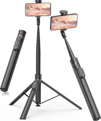 Image de Trépied pour téléphone portable avec télécommande - À double articulation et portable