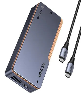 Obrázek produktu pro Externí pouzdro pro SSD M.2 Ugreen D703, USB-C, NVMe