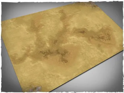 Image de Tapis de jeu Drylands 122 × 183 cm pour jeux de guerre avec figurines, en PVC