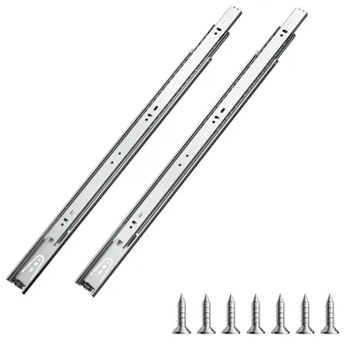 Obrázek produktu pro Zásuvkové pojezdy VEVOR, 50 cm, robustní boční pojezdy komody, pojezdy zásuvek pro kutilskou výměnu