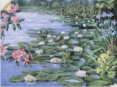 Produktbild von ARTland Wandbild, selbstklebend Der See Größe: 80x60 cm