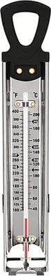 Produktbild von Süßigkeitenthermometer, 6-Zonen-Kochthermometer aus Edelstahl zum Aufstecken, sofort ablesbar, zum Frittieren, Backen, Braten, Temperaturanzeige