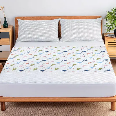 Produktbild von MOEMOE BABY Inkontinenz Bettunterlage, 87x198cm wiederverwendbar inkontinenz bettunterlage, wasserdichte Matratzenauflage für Kingsize Bett