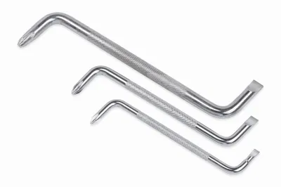 Image de Tournevis coudes Jeu de 3 tournevis : Plat 3 - Pz0 / Plat 5 - Pz1 / Plat 6 - Pz2