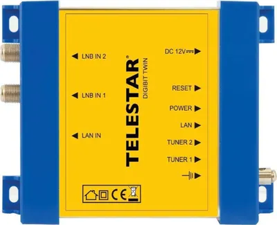 Produktbild von Telestar DIGIBIT Twin - 1 Eingänge - 2 Ausgänge - 950 - 2150 MHz - 75 Ohm - 50 Hz - 129 mm