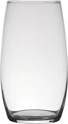 Produktbild von INNA-Glas Bauchige Glas Vase NATTIDA, klar, 25cm, Ø14cm - Blumenvase