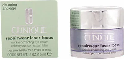 Zdjęcie produktu dla Clinique, Repairwear Laser Focus, Paraben-Free, Anti-Wrinkle, Day & Night, Eye Cream, 15 ml
