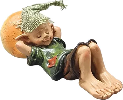 Produktbild von Pixie "Relax" schläft auf Pilz (Gr. M)