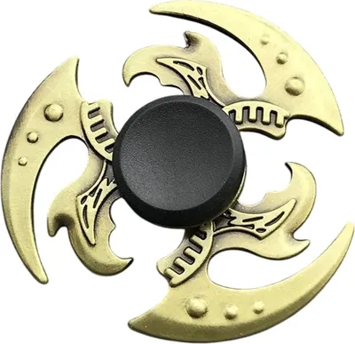 Produktbild von Spinner Golden - Typ1: Der perfekte Fidget Spinner für Stressabbau und Konzentration KP35427