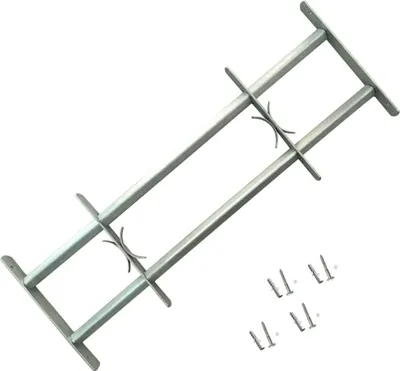 Produktbild von Fenstergitter Verstellbar mit 2 Querstäben 500-650 mm