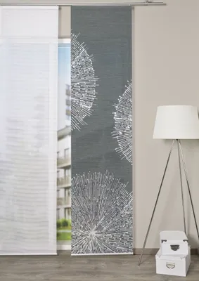 Produktbild von 84558 Schiebegardine CRESTON2 halbtransparenter Bambusoptik 260x60 cm