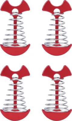Produktbild von 4 stücke Fishbone Zelt Heringe Aluminium Legierung Boden Boden Nagel Haken Zelt Wind Seil Schnalle