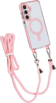 Obrázek produktu pro Pouzdro na zadní stranu TUNIQ pro Galaxy S24 Plus – šňůrka na krk – MagSafe – růžové