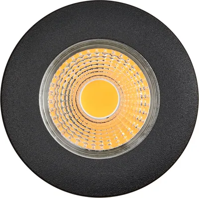 Produktbild von LED Downlight "A 5068 T Flat" 8W 930 (Warmweiß) Schwarz matt IP44 dimmbar