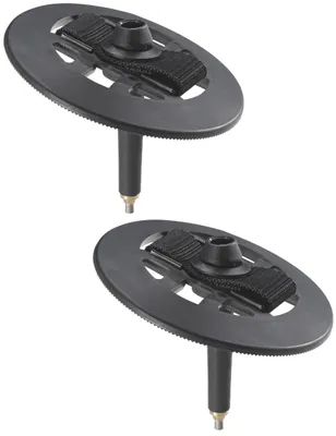 Produktbild von LEKI 2 Tourenteller Tiefschnee mit Flexspitze Schwarz
