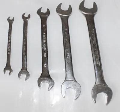 Productafbeelding van SALTUS Dubbele ringsleutels set, 5-delig. Ringsleutels 6-19 mm