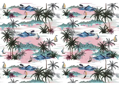 Immagine prodotto di Adesivo per mobili in stile tropicale, Aretemoe, 40 x 60 cm
