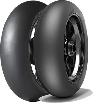Produktbild von Paar Motorradreifen Dunlop 120/70-17 (M) + 200/55-17 Gp Racer D212 Slick (E)