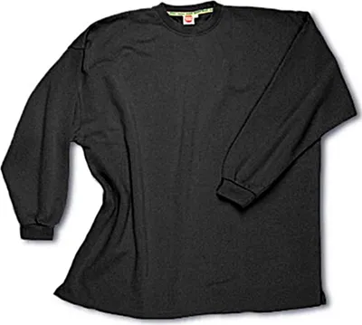 Produktbild von Übergrößen Basic Sweatshirt Honeymoon Anthrazit ohne Bündchen unten 5XL