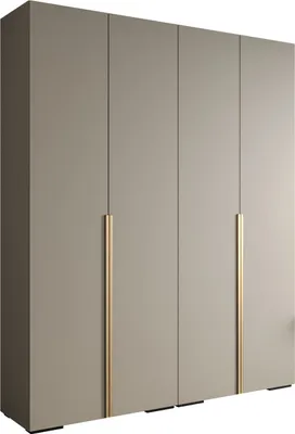 Produktbild von MEBLE KRYSPOL Inova 1 Schrank - 236,7x200x47cm - Kaschmir Kaschmir Gold
