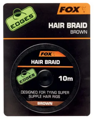 Produktbild von Fox Verbindungsschnur für Haarvorfächer, braun, 10 Meter