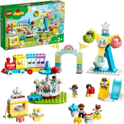 Produktbild von LEGO 10956 DUPLO Erlebnispark mit Jahrmarkt und Zug