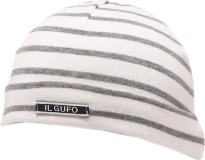 Immagine prodotto di 9294Y cuffia bimbo boy IL GUFO grey/white Cotone beanie hat