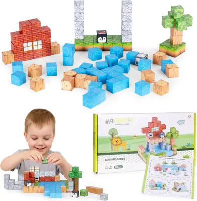Produktbild von Magnetisches Bausteinset für Kinder, 87 Teile
