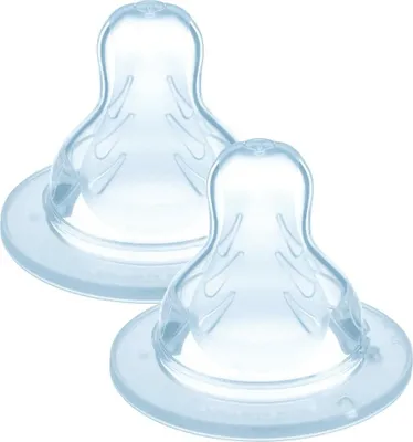 Produktbild von MAM Anatomic Teat - Flow X Fast - Silikon - Set von 2 - Transparent - 6 Monate + Nicht zutreffend.