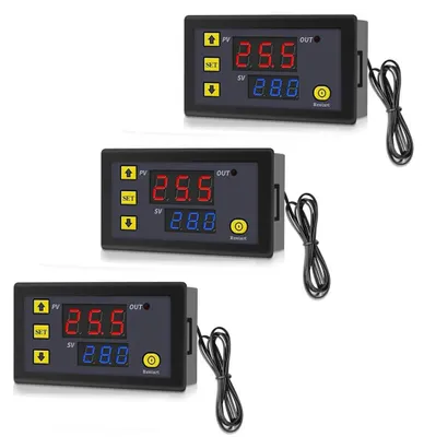 Produktbild von GERUI 3 Stück W3230 20A DC 12V Digital Temperaturregler