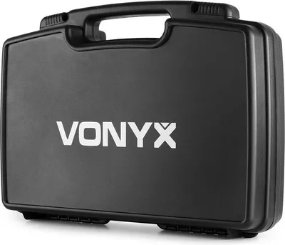 Obrázek produktu pro Vonyx WM82C, Ruční/headsetový mikrofon, Přijímač s vysílačem bodypack, 30 - 20000 Hz, Ruční vysílač, 0,5%, 96 dB