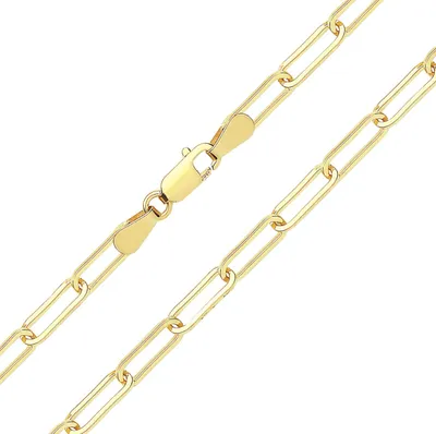 Image de Chaine Femme Paperclip Or 375/1000 - 46cm*3mm; TRS29933L18