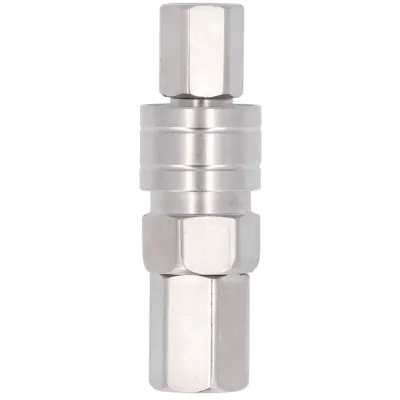 Produktbild von Luftkupplung vernickelt Edelstahl selbstverriegelnde Schnellkupplungen für pneumatische Schläuche (1/4 Innengewinde (SF+PF20) ) (1/4 Innengewinde (SF+PF-20) )