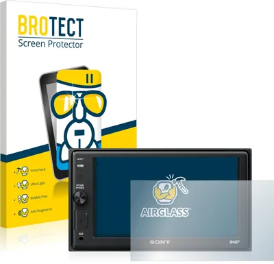 Produktbild von BROTECT Schutzglas für Sony XAV-AX1005DB Schutzfolie Panzer Folie Glas Display Schutz klar