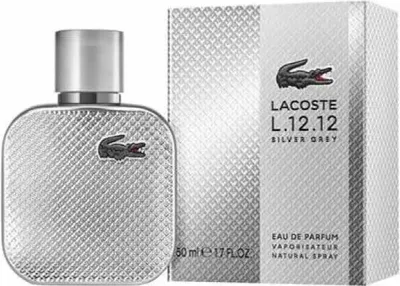Produktbild von Lacoste L.12.12 Silver Grey Eau De Parfum Spray 50ml
