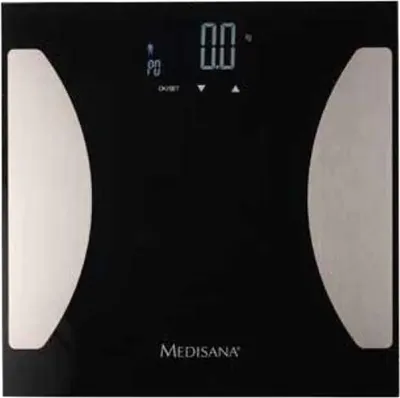Produktbild von medisana BS 475 schwarz Körperanalysewaage bis 180 kg Personenwaage Körperfett
