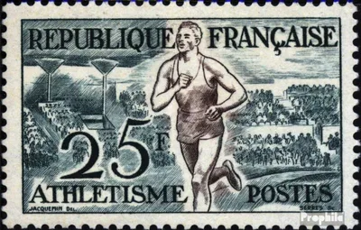 Produktbild von Briefmarken Frankreich 1953 Mi 979 mit Falz Sportbilder