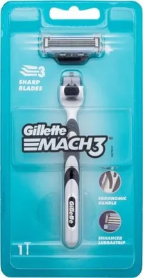 Zdjęcie produktu dla Maszynka do golenia Mach3 dla mężczyzn 1 - Gillette