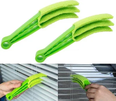 Image de Nettoyeur à lamelles Borstel, lot de 2 pièces, pour volets roulants, dépoussiérant