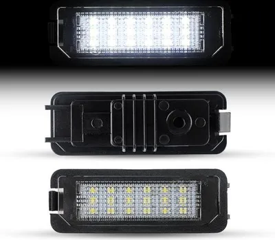 Image de Eclairage de plaque d'immatriculation à LED compatible avec Ibiza IV (type 6J1/6J5/6J8) - BJ ab 03/2008-2015