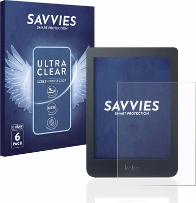 Produktbild von 6x Für Kobo Nia Schutzfolie Savvies Displayschutz Display Schutz Folie Klar Transparent