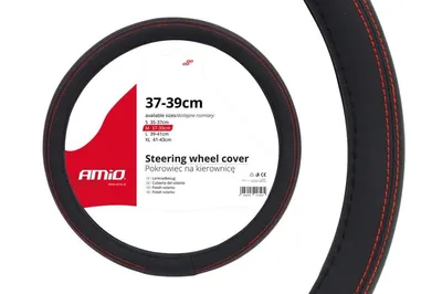 Zdjęcie produktu dla Pokrowiec Kierownicy M (37-39Cm) Czarny