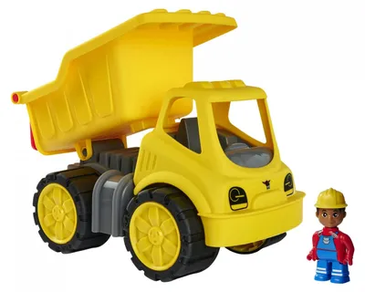 Image de Power-Worker benne + figurine (jaune/gris)