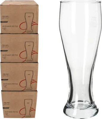 Produktbild von 24er Set Seppl Baby-Weizenbiergläser 0,3 L geeicht Weißbierglas klein
