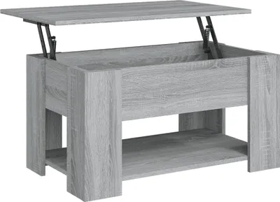 Obrázek produktu pro vidaXL Konferenční stolek Grey Sonoma 79x49x41 cm Dřevěný materiál